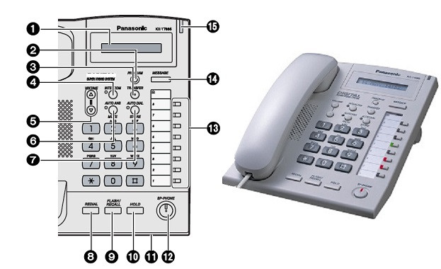 تلفن دیجیتال مدل KX-T7665 پاناسونیک